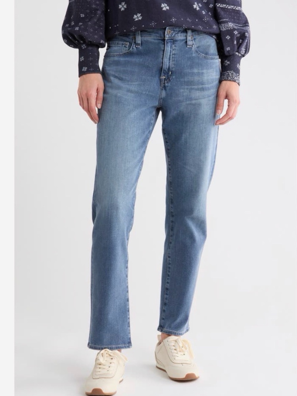 AG Adriano Goldschmied Ex-Boyfriend Slim Jeans 29R Blue Slouchy Boyfriend